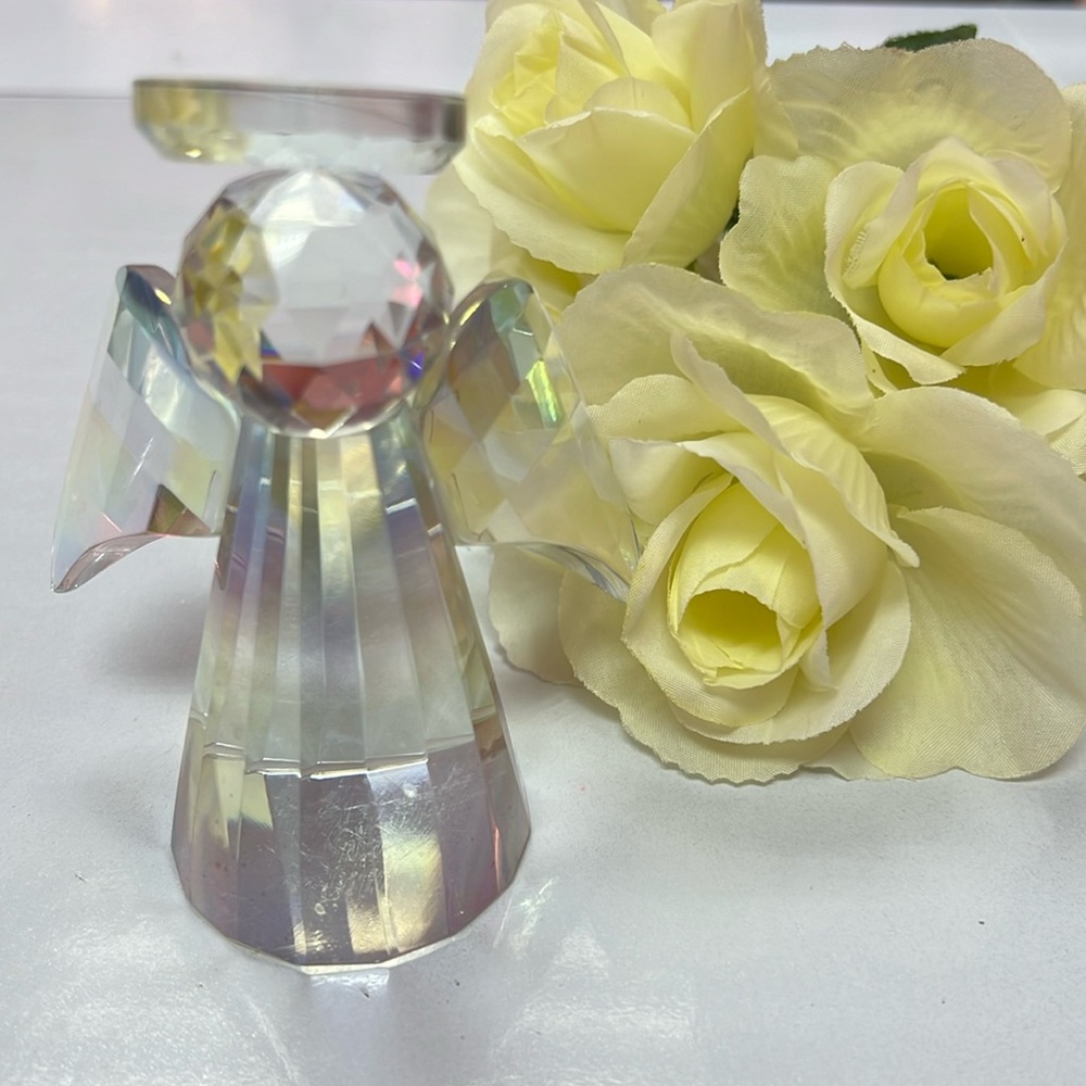 💎CRYSTAL ANGEL 4.5” TALL SPARKLING & BEAUTIFUL 💎